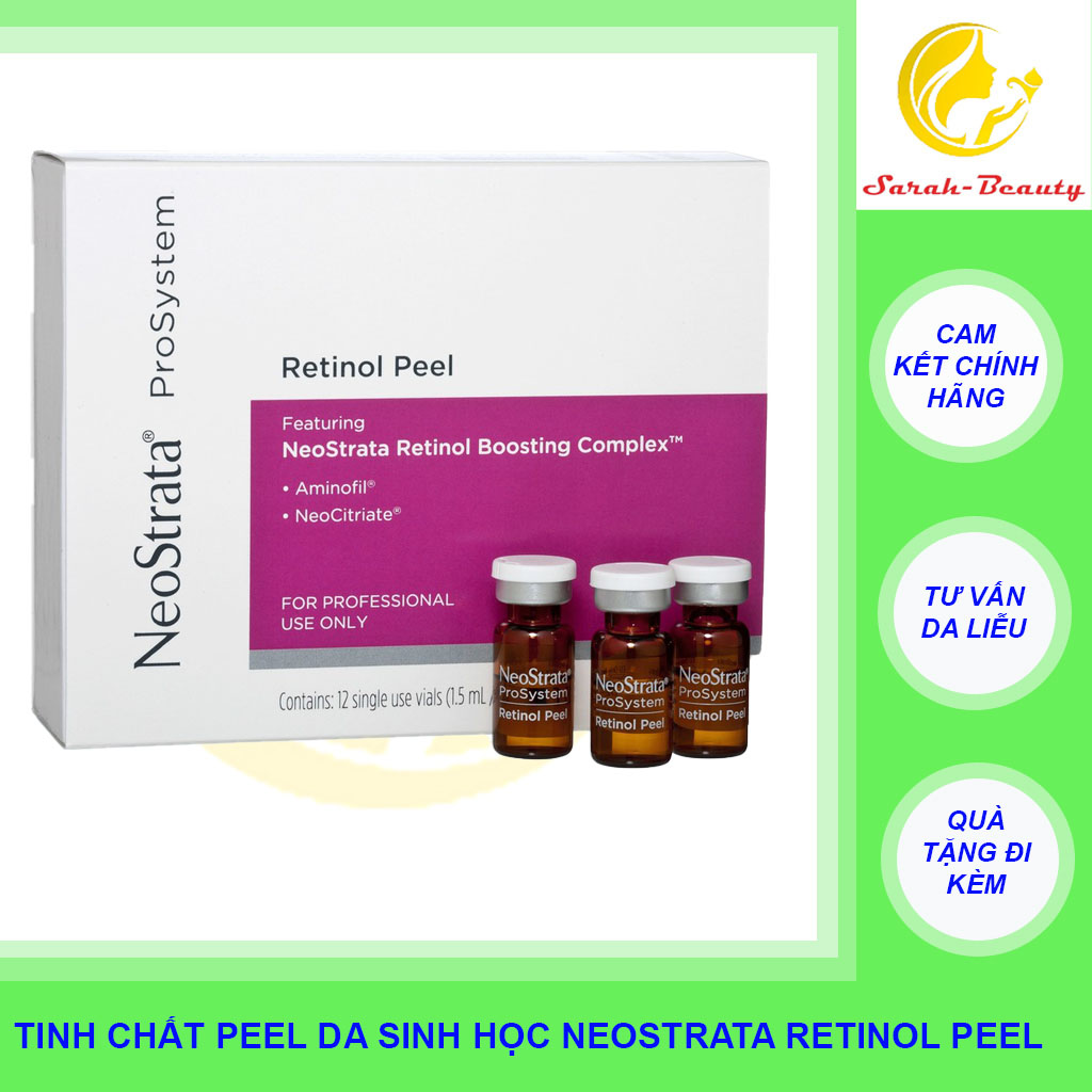 [HCM]Peel Da Giảm Nếp Nhăn Sạm Da - Neostrata Prosystem Retinol Peel  , Exuviance Peel 1.5ml
