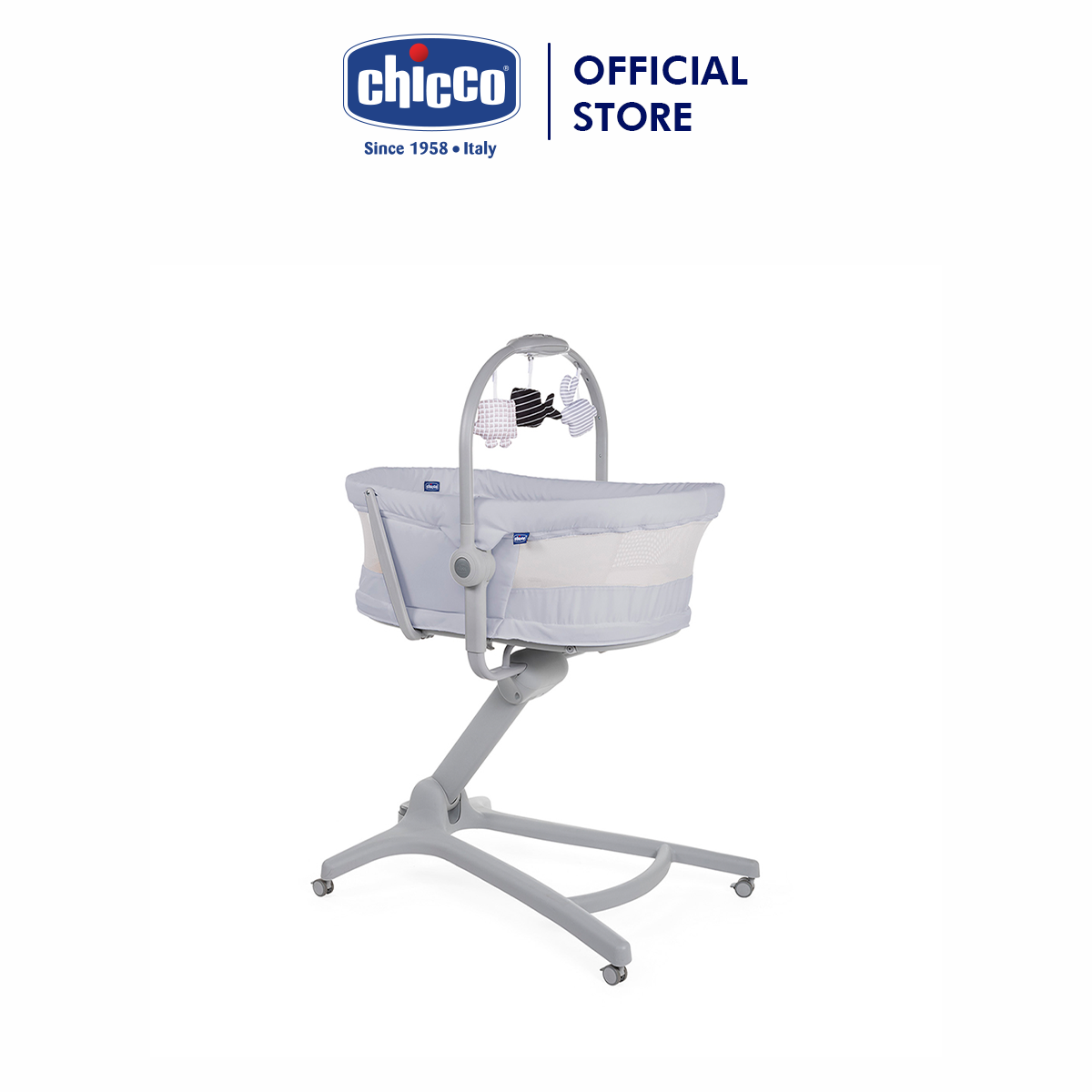 Ghế nôi di động Chicco Baby Hug 4 in 1 Air stone