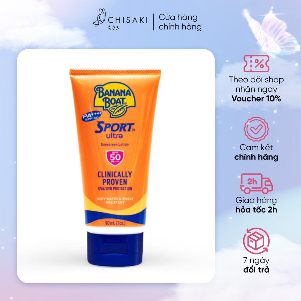 Kem Chống Nắng Thể Thao Banana Boat Sport SPF 50 90Ml