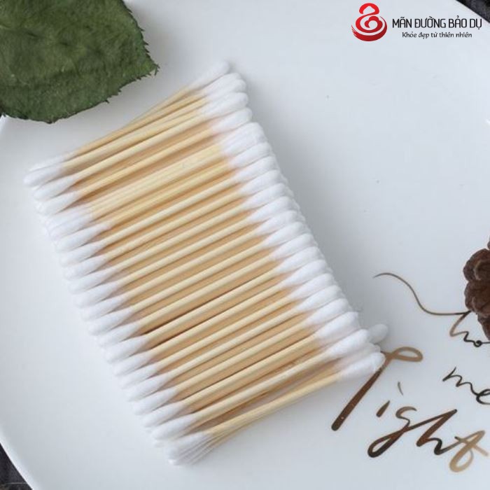 COMBO 5 GÓI (TỔNG 500 QUE) TĂM BÔNG THÂN GỖ, BÔNG GÒN MỀM MẠI AN TOÀN THÂN THIỆN - GÓI 100 QUE