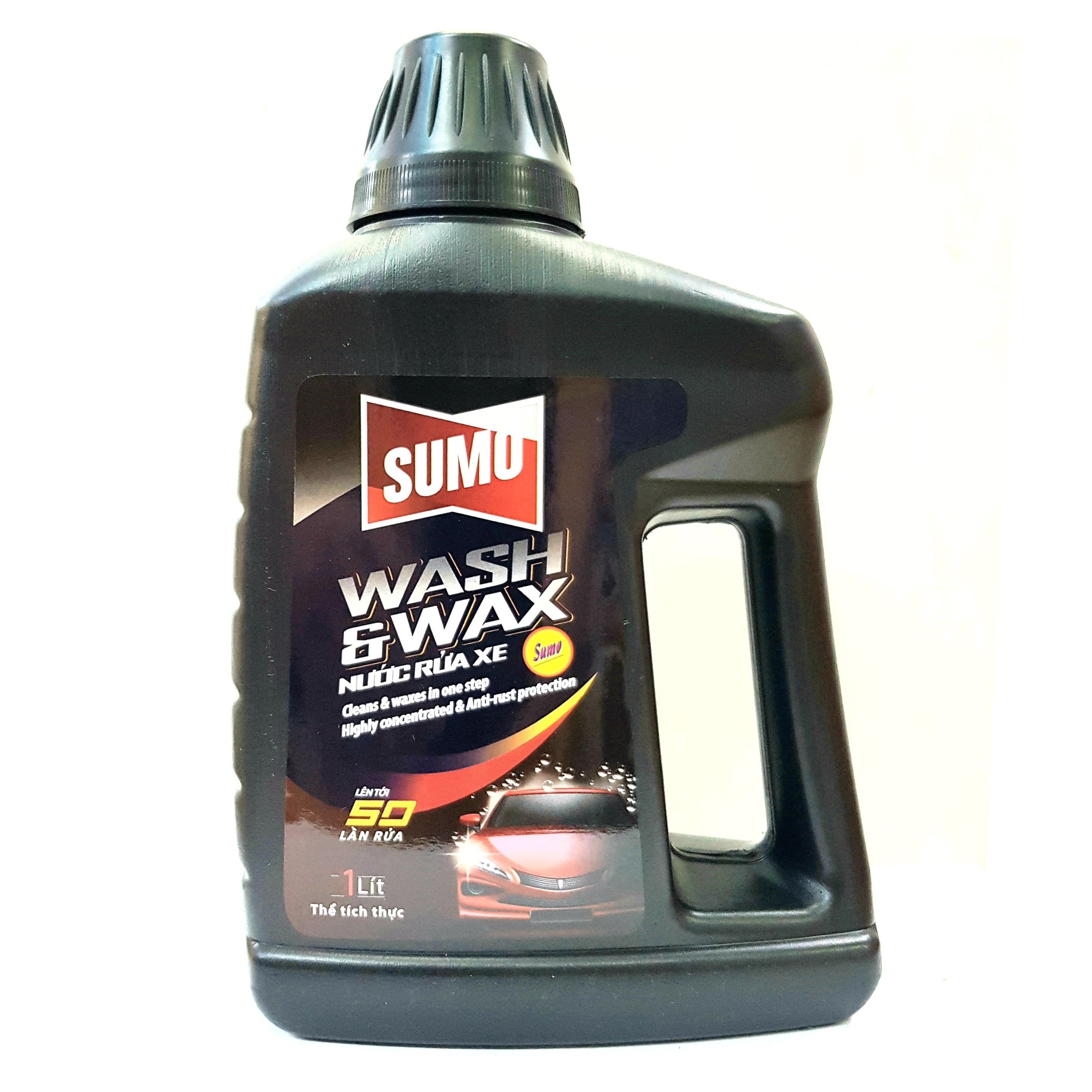 Nước rửa xe mẫu mới sumo wash wax 1L - loại mới