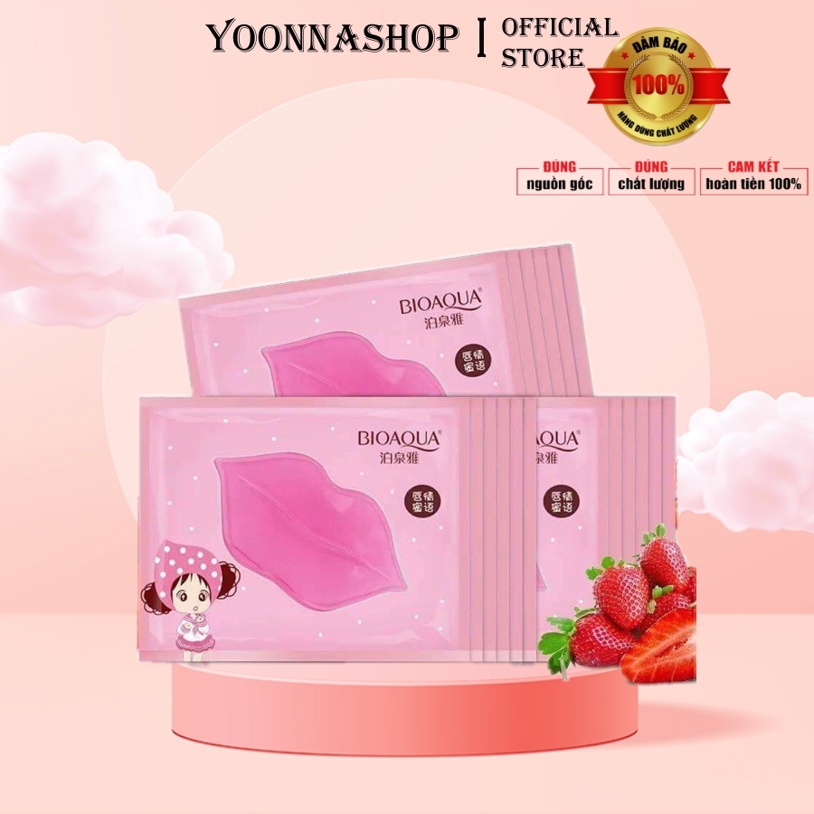 [HCM]COMBO 10 MIẾNG mặt nạ môi Dưỡng môi thâm hồng xinh tươi