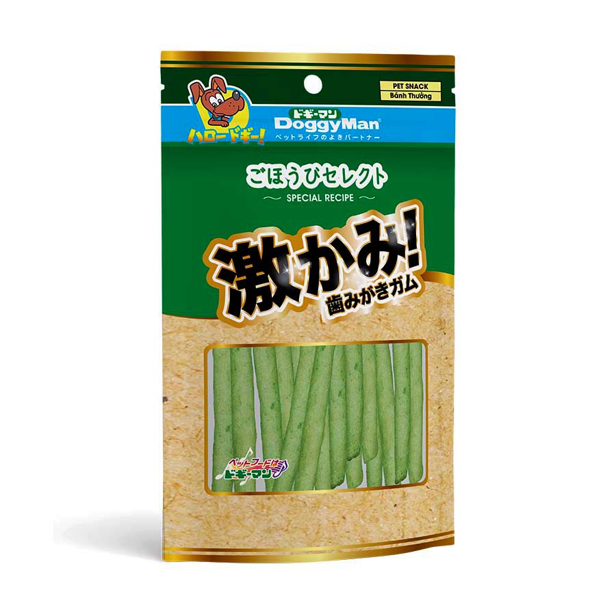Bánh thưởng que da bò thơm miệng 12 cấy cho chó