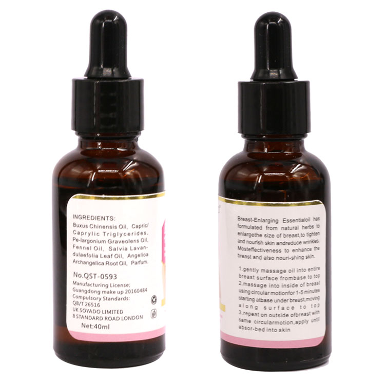 Qiansoto Tinh Dầu Nở Ngực Tăng Ngực Tăng Vòng 1 Enhancement Breast Oil Massage Upsize 9
