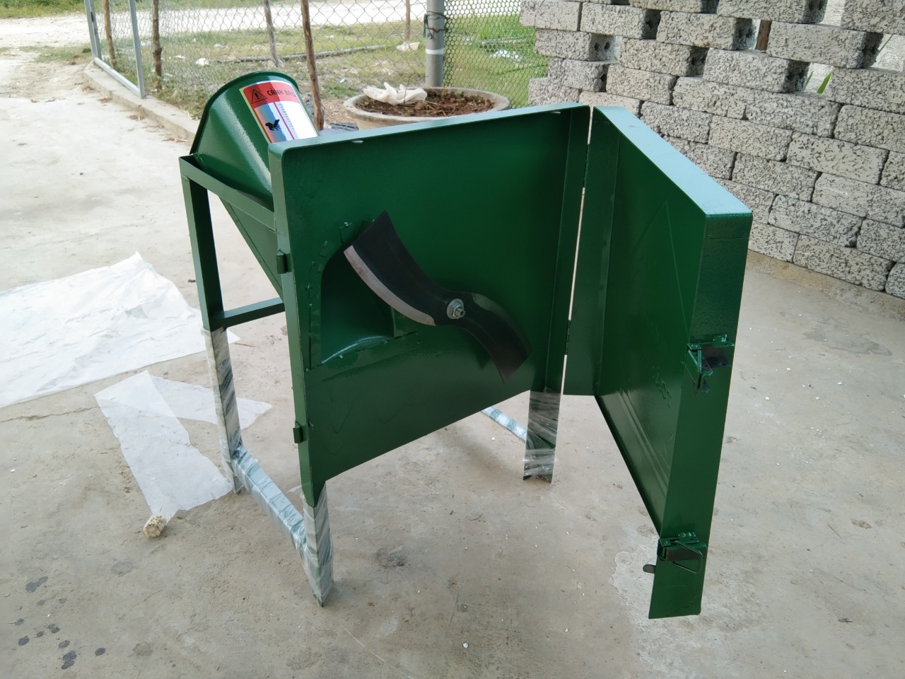 Gía khung máy băm cỏ voi 1,1kw siêu rẻ