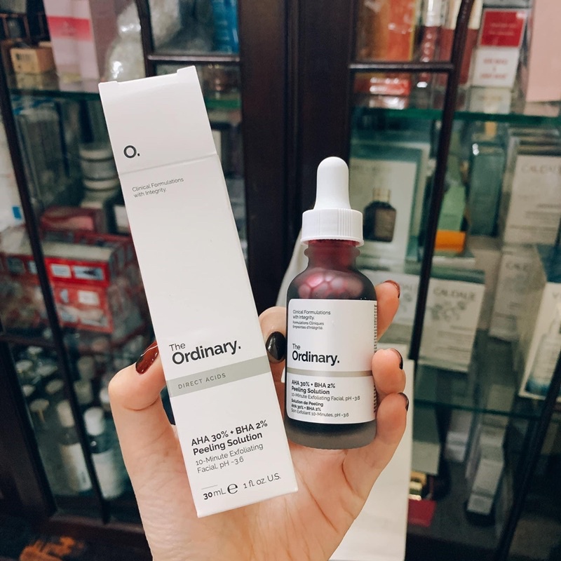 Serum thanh tẩy da ordinary aha 30% + bha 2% peeling solution