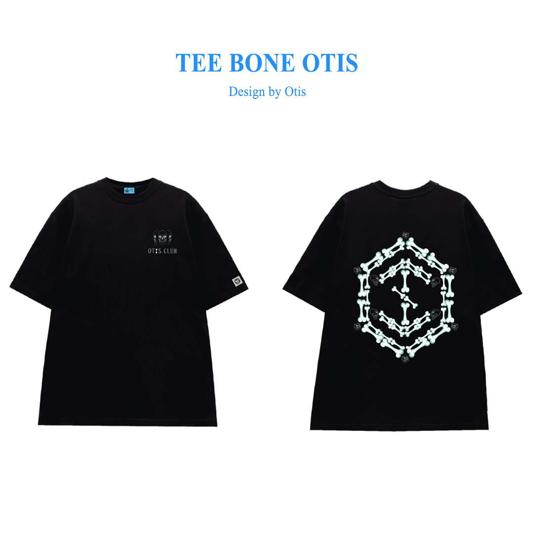 ÁO THUN TAY LỠ COTTON LOCAL BRAND OTIS CLUB - TEE BONE
