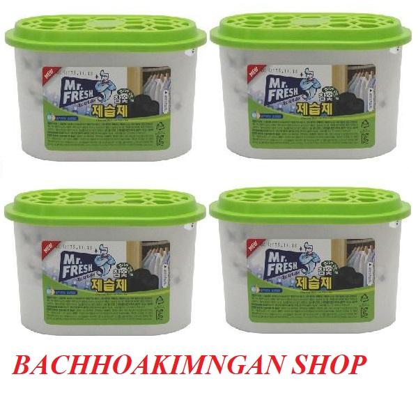[HCM]Combo 4 hộp hút ẩm khử mùi khử khuẩn than hoạt tính Mr Fresh Korea 256g BHKN133