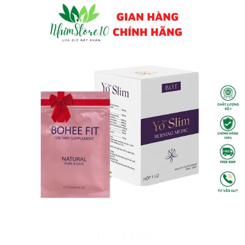Giảm cân yo slim chính hãng b.o.t giúp giảm 2-3kg sau 15 ngày