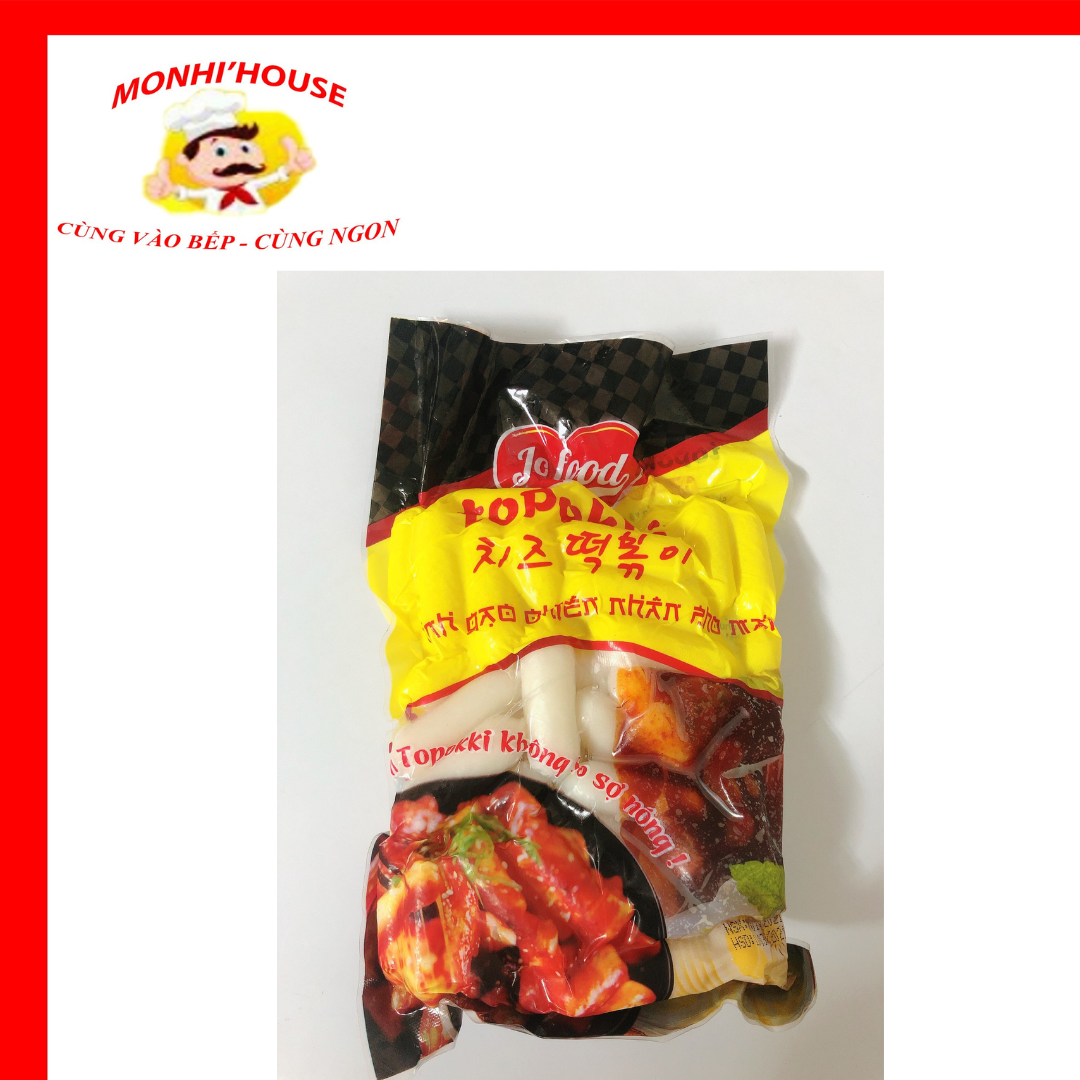 500g bánh gạo nhân Phô Mai JoFood kèm bột phô mai và nước sốt_Doanvatgiasi