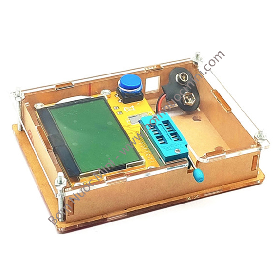 Mạch test linh kiện điện tử đa năng lcr-t4 + vỏ mica