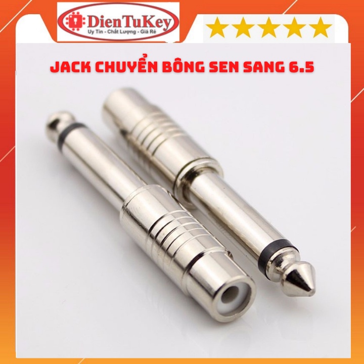 Combo 2 jack chuyển bông sen sang 6.5