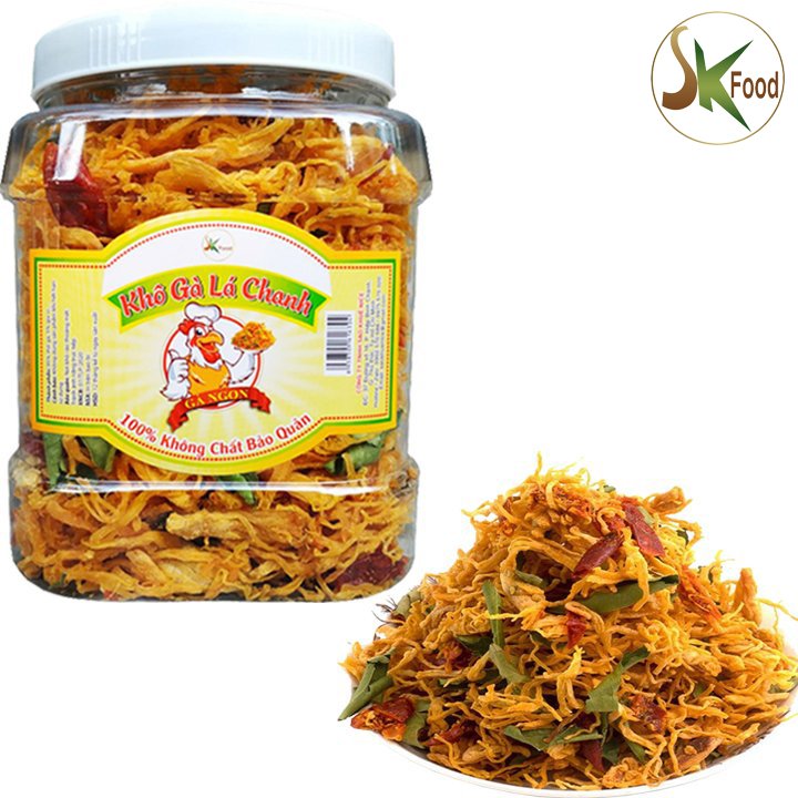 [TÙY CHỌN] Khô gà lá chanh đặc biệt thơm ngon món ăn vặt siêu hấp dẫn