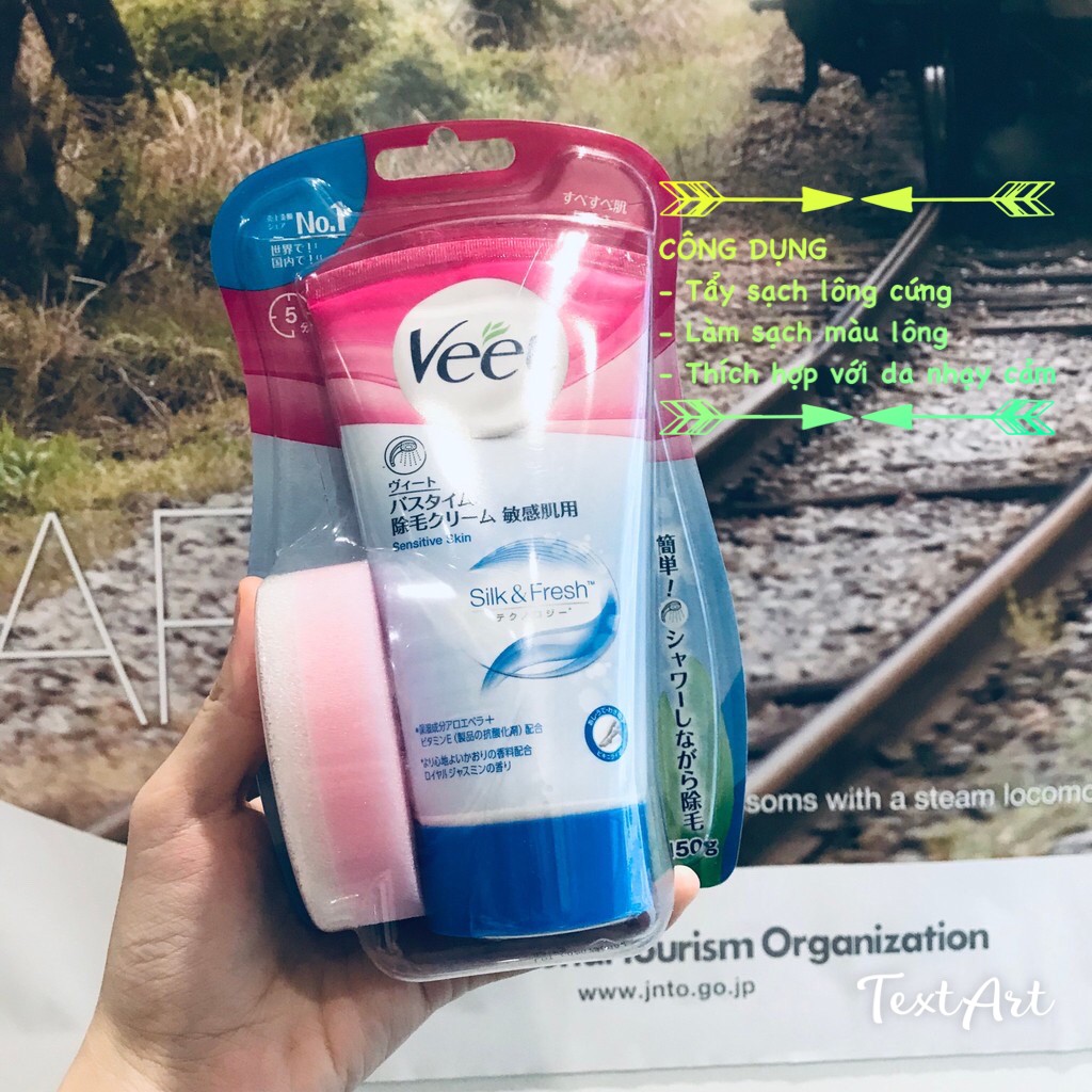 [HCM]KEM TẨY LÔNG VEET CHO DA NHẠY CẢM NỘI ĐỊA NHẬT