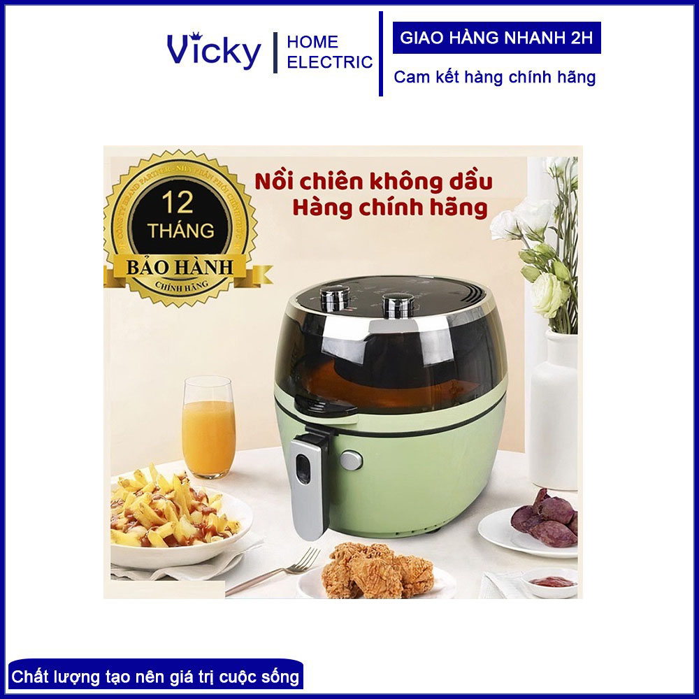 Nồi Chiên Không Dầu Nine Shield - Nồi Chiên Không Dầu 8L