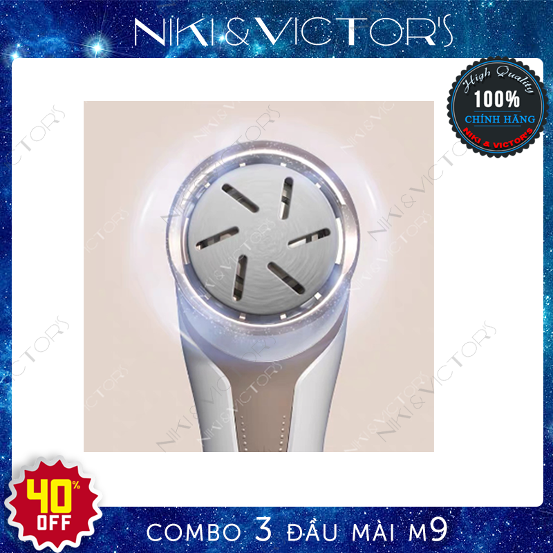 Combo 3 Đầu Mài Thay Thế Cho Máy Mài Gót Chân Thông Minh Hút Bụi Pritech M9 Jinding 510 ( không kèm máy)