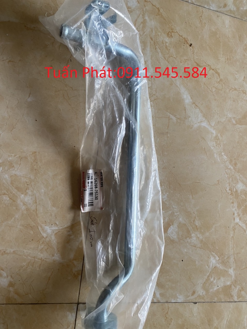 Ống nước vào vách máy kia morning hyundai i10 2012-2019