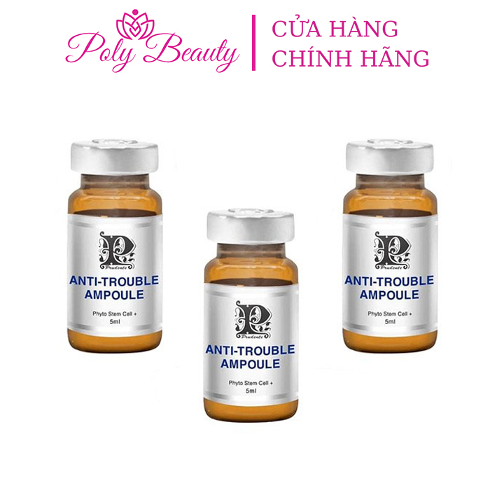 Serum Ngừa Mụn Anti Trouble Ampoule Nuwhite 5ml Nhập Khẩu USA Ngừa Mụn Cho Làn Da Sáng Mịn