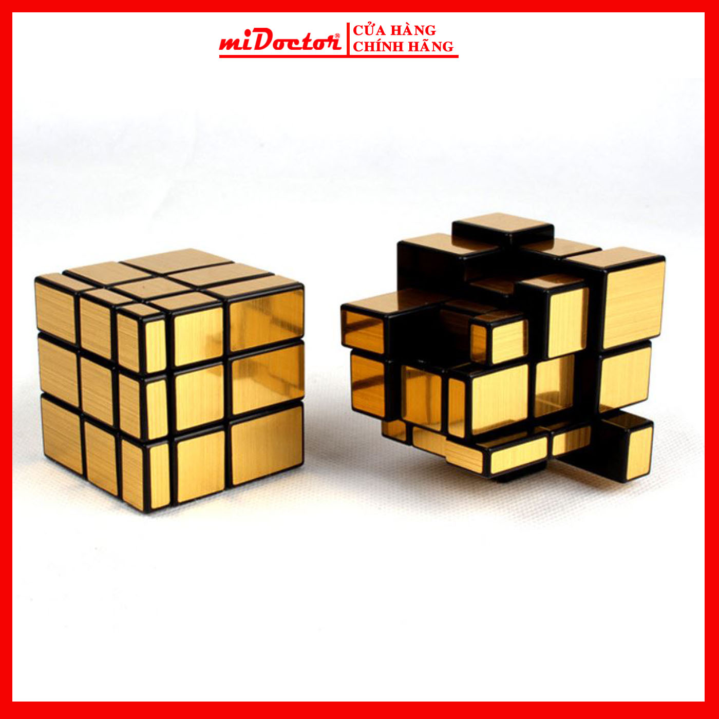 Đồ chơi Rubik Mirror Vàng Đồng, Rubik 3x3x3 Tráng Gương Cao Cấp, Đồ Chơi Thông Minh Cho Bé miDoctor
