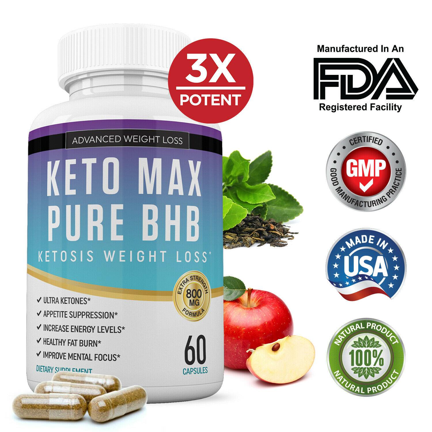 Viên uống KETO MAX PURE BHB hỗ trợ giảm cân hiệu quả