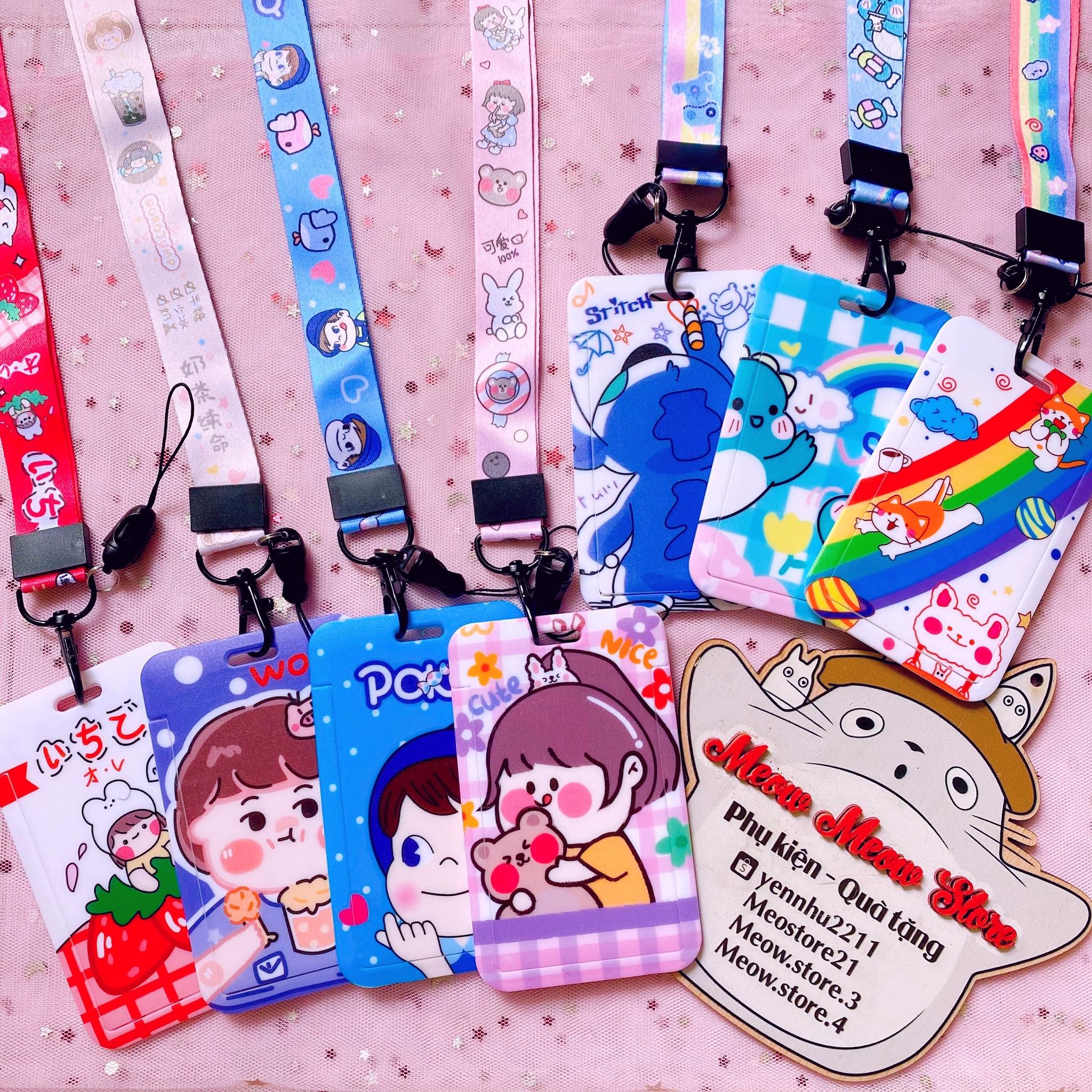 ❣️Ảnh thật ❣️ Được Chọn Mẫu- Dây Đeo Thẻ Hoạt Hình Học Sinh, Dây Đeo Thẻ Sinh Viên, Nhân Viên Văn Phòng❣️