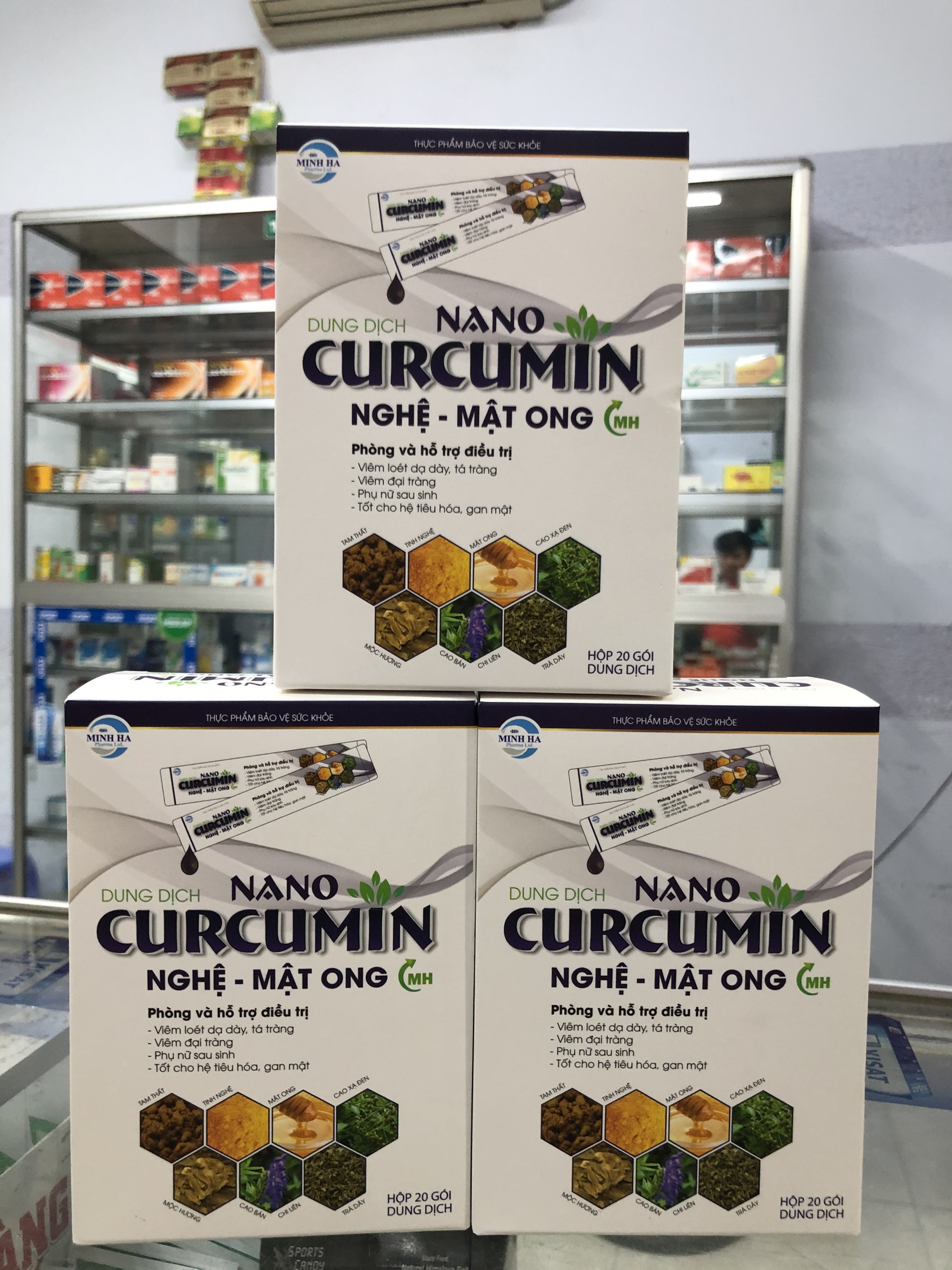 Nano curcumin nghệ - mật ong