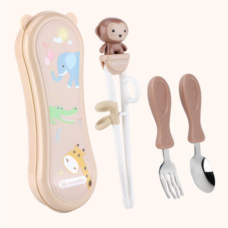 (CHỌN MẪU) Bộ Đũa Thìa Dĩa Ăn Dặm Cho Bé Goryeo Baby Hàn Quốc HSA1125