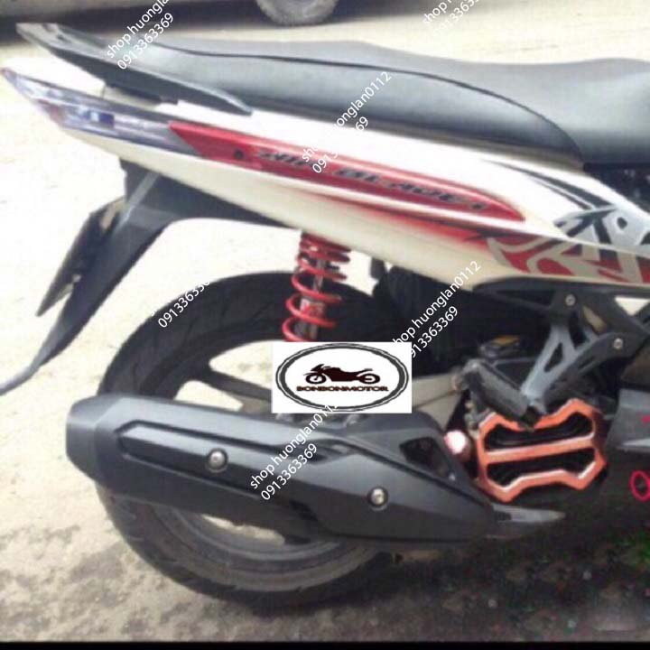 Ốp pô nhựa xe máy Honda Click 125i Thái gắn được cho Air Blade SH Vario Click
