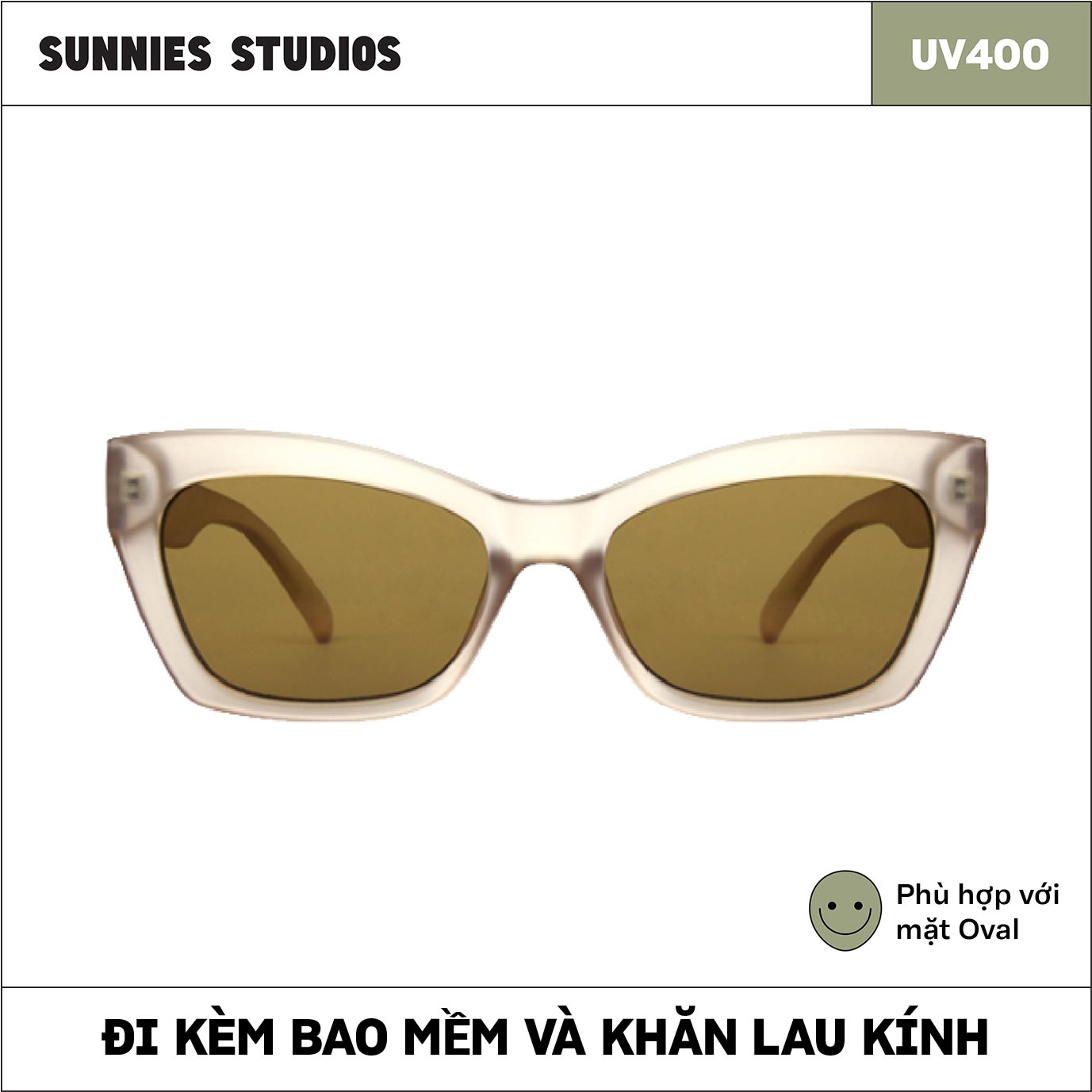 Kính mát Sunnies Studios Gọng Mắt Mèo Lexa in Elm