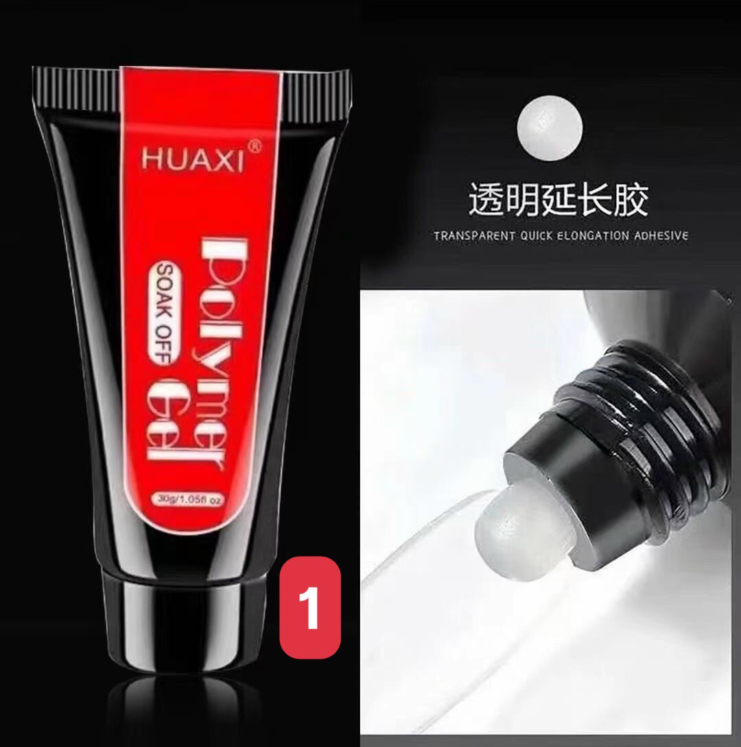 Gel gôm huaxi , gel nối móng úp siêu nhanh bền đẹp - nail 937