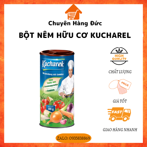 Hạt nêm rau củ hữu cơ kucharek 300g nội địa đức