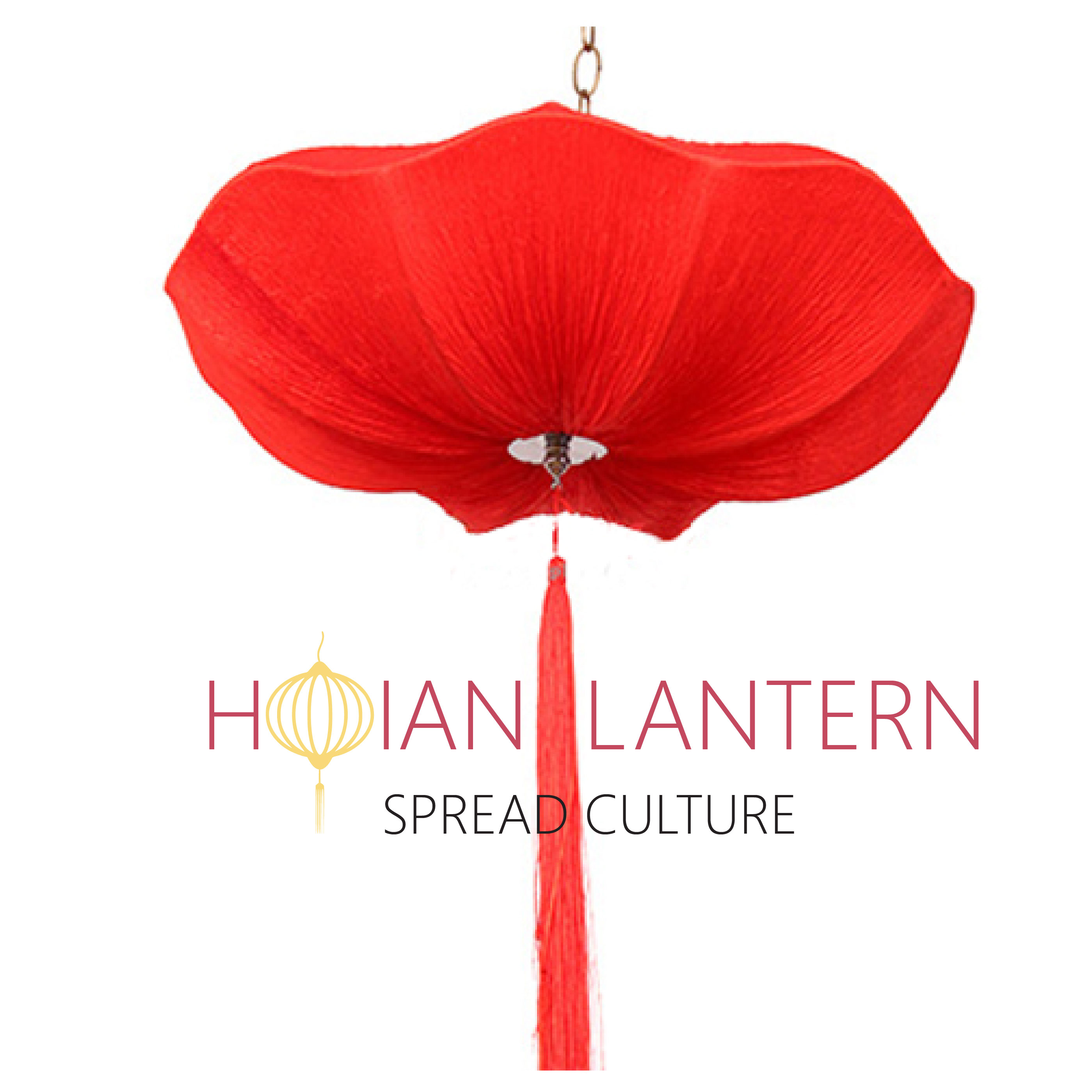 Đèn lồng khung sắt cách tân vải đũi