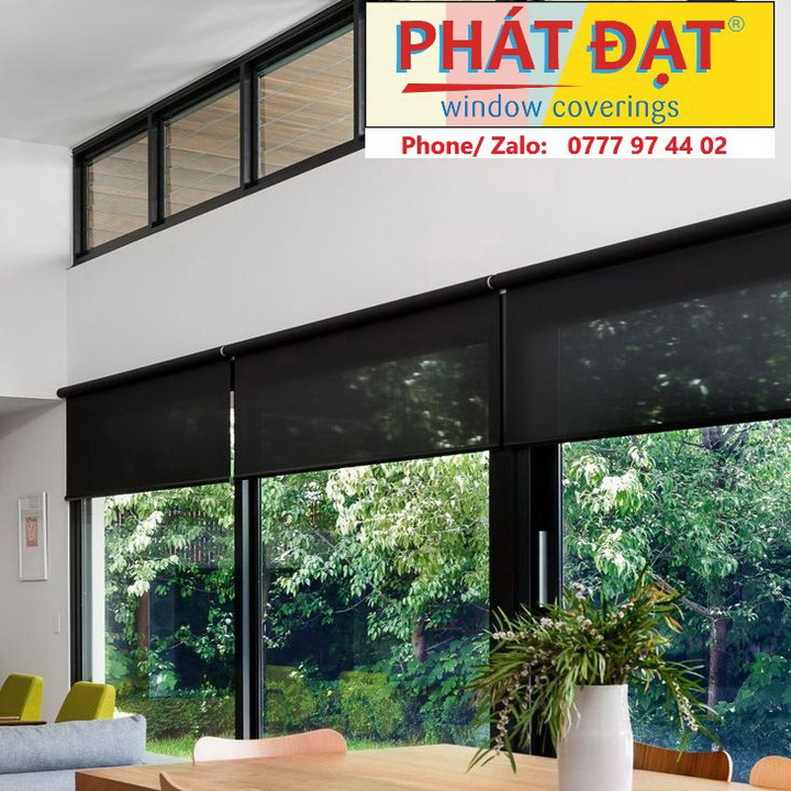 (950x1200) Rèm cuốn, rèm sáo cuốn, màn cửa cao cấp, vải trơn 6 màu, vải rèm nhập khẩu, chống nắng 100%