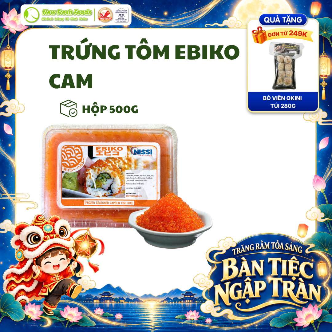 [HỎA TỐC HCM] Trứng Tôm Ebiko Hộp 500G