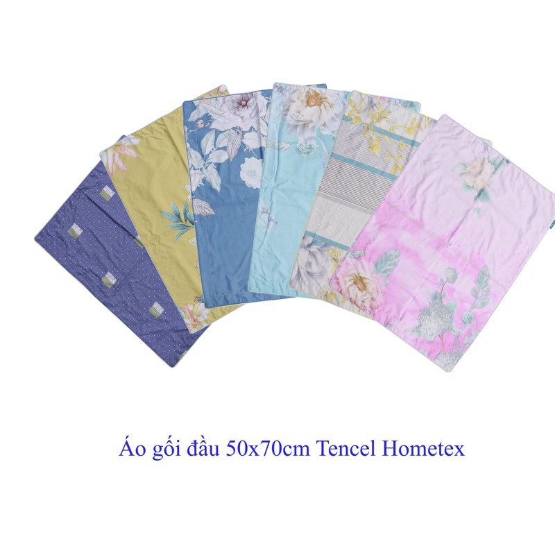 Vỏ gối đầu hometex , áo gối đầu, bao gối đầu tencel 40x60,50x70
