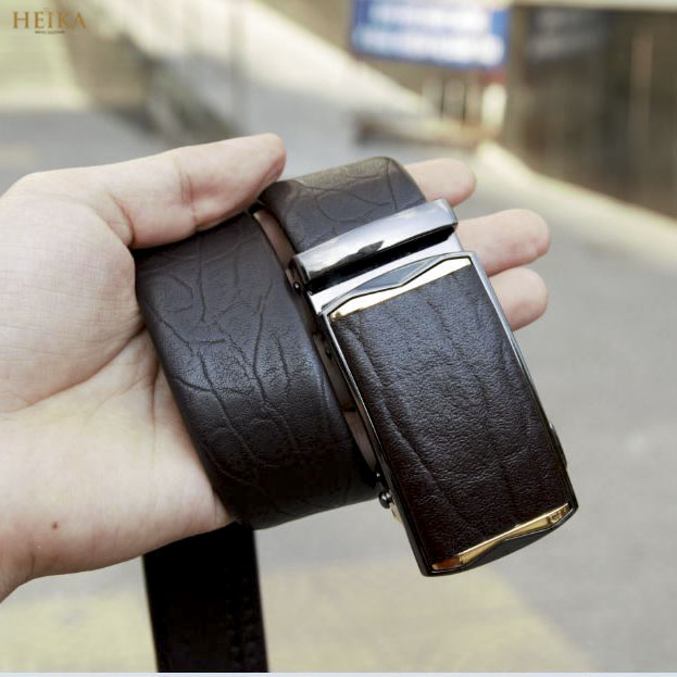 Thắt lưng/ Dây nịt nam khoá tự động DL119- Tặng kèm lót giày da