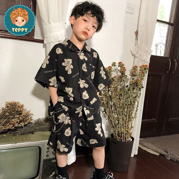 Set bộ gấu cho bé trai