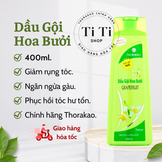  Dầu gội xả Hoa Bưởi 400ml 2in1 Thorakao - Ti Ti Shop Thorakao. 