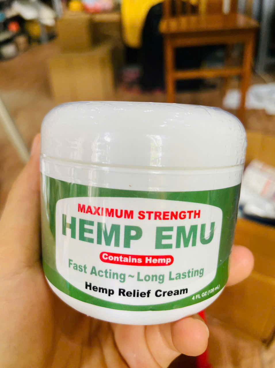 Kem dưỡng da cơ thể giúp làm dịu da,dưỡng ẩm H.e.m.p E.m.u 120ml