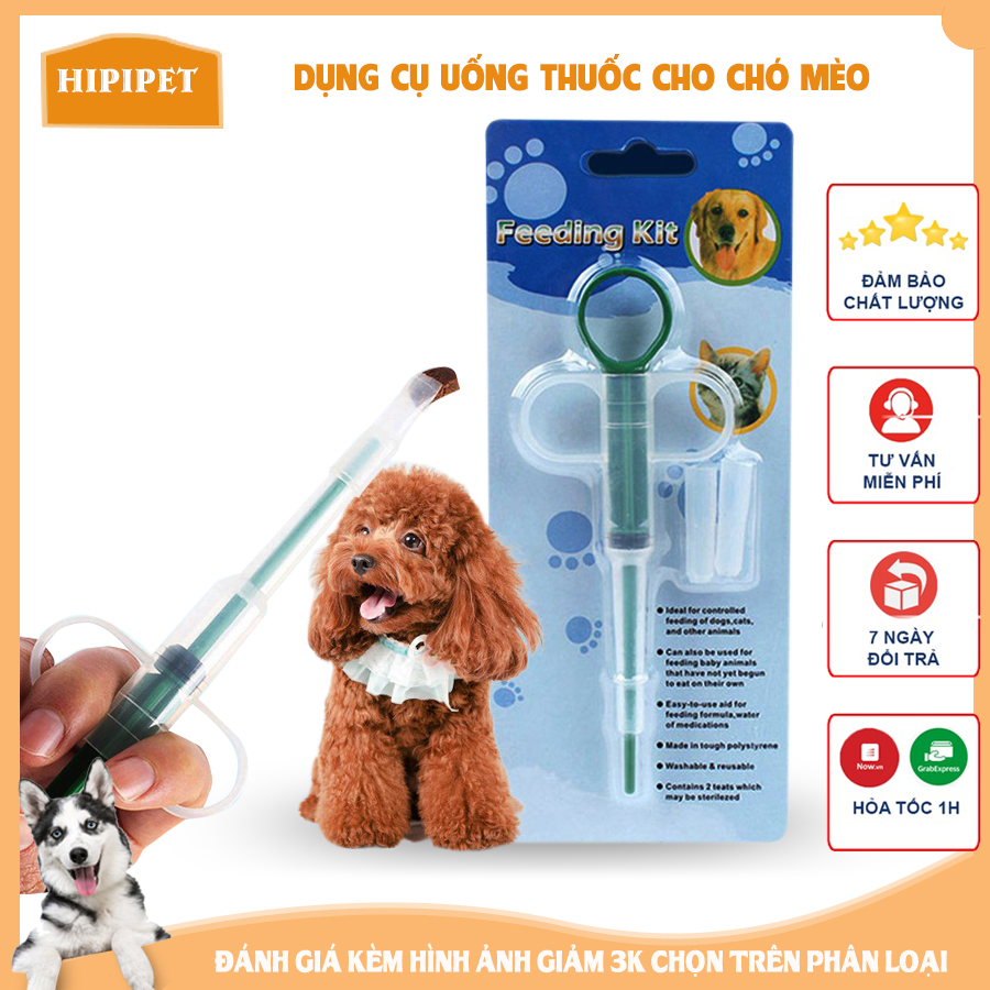 (NEW 2020) DỤNG CỤ UỐNG THUỐC CHO CHÓ MÈO - ỐNG XILANH HÚT ĐẨY THUỐC CHO CHÓ MÈO