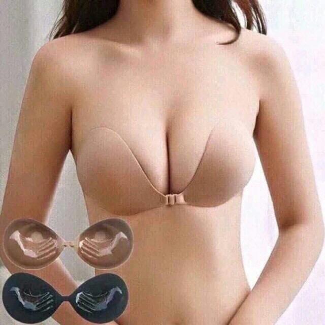 Áo Ngực Bra- Bra Dán Vân Sò Cài Trước Nâng Ngực đệm dày chống tụt cực chắc