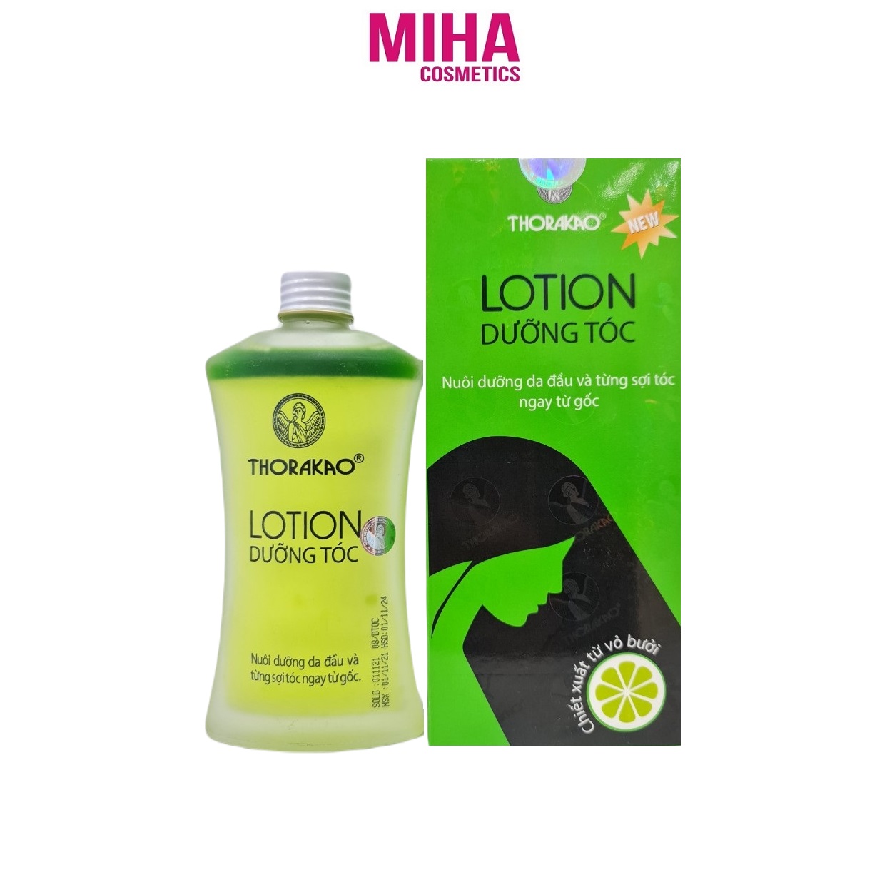 Lotion Dưỡng Tóc Tinh Dầu Bưởi Kích Thích Mọc Tóc Thorakao 120ml
