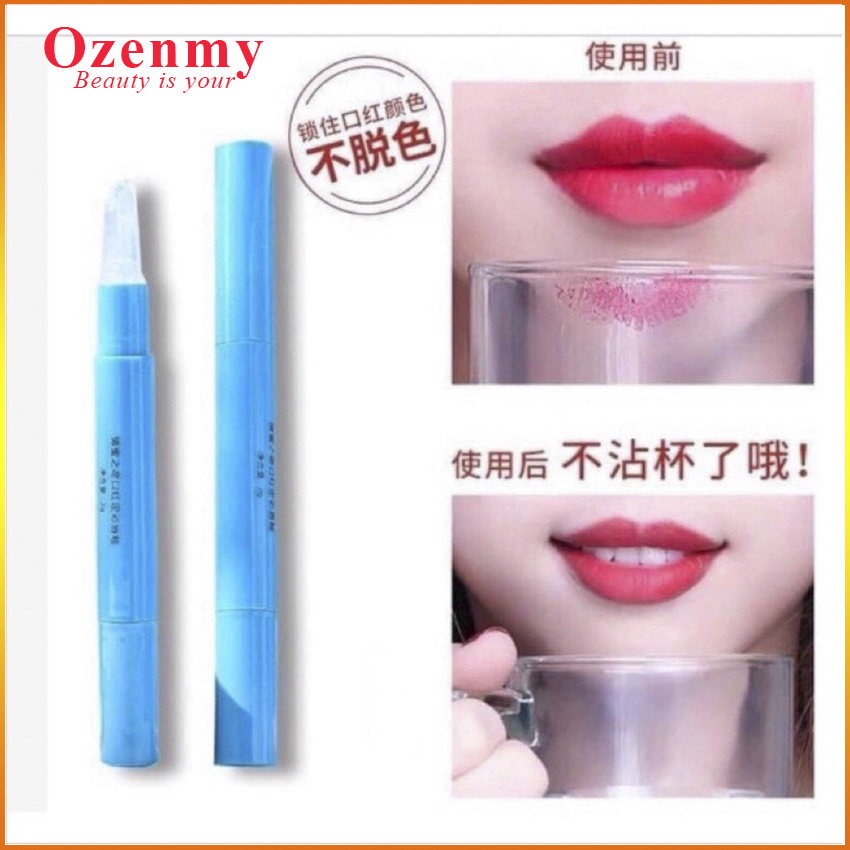 Gel khoá màu son môi siêu lì giúp son không bay màu Ozenmy, không lem, bền màu, dưỡng môi