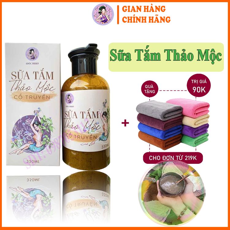 Mộc Nhan Natural, Sữa Tắm Thảo Mộc Cổ Truyền, Tiemxuongrong, Mịn Màng, Trắng Hồng, Thơm Mát