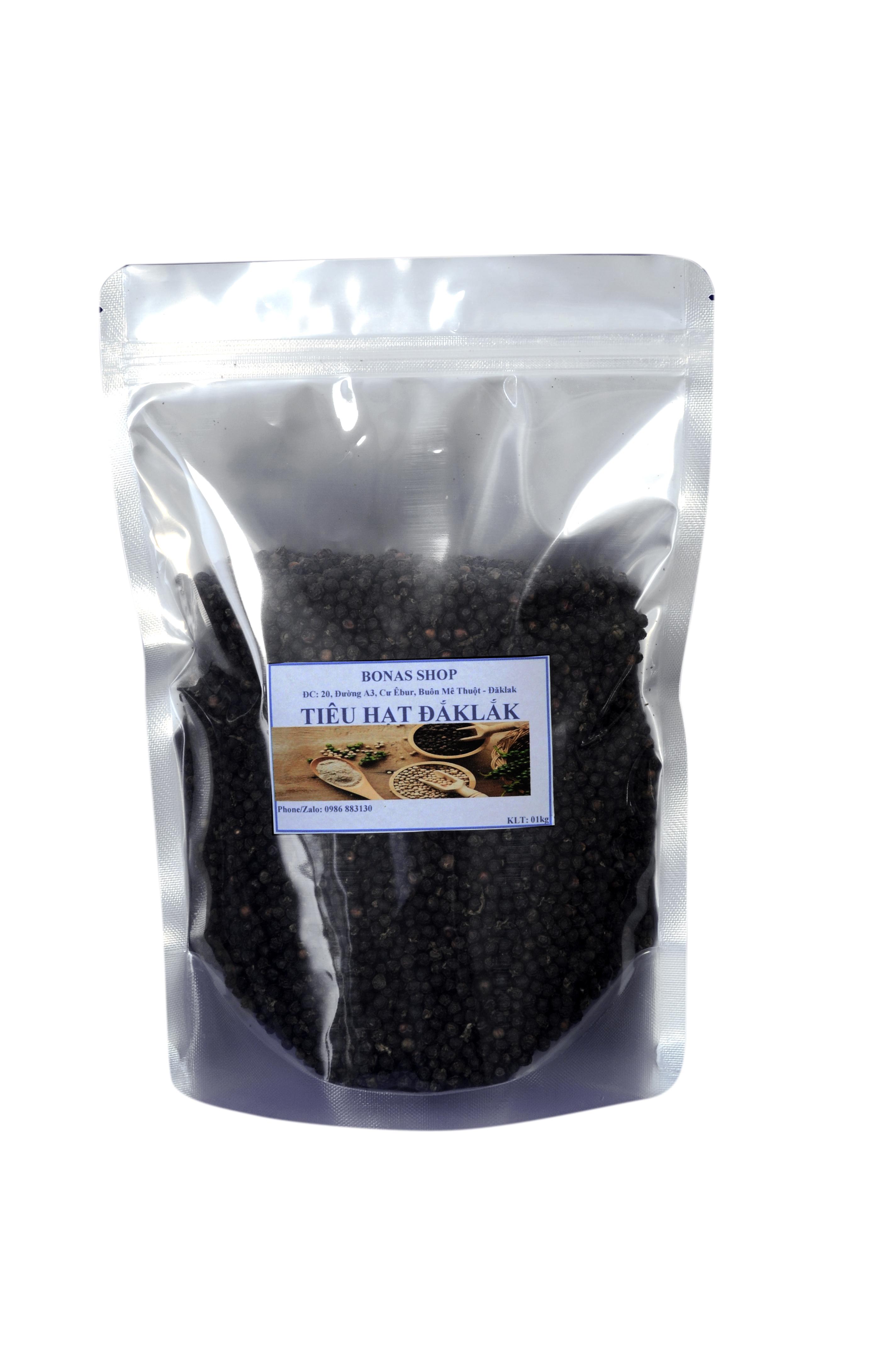 [HCM]1kg Hạt tiêu đen nhà trồng nhà làm sạch 100% - Hạt tiêu đen Đắk Lắk