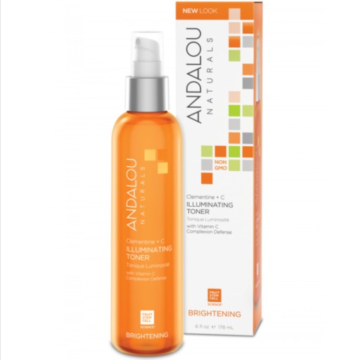 Nước hoa hồng Clementine + C Illuminating Toner 178ml Andalou Naturals