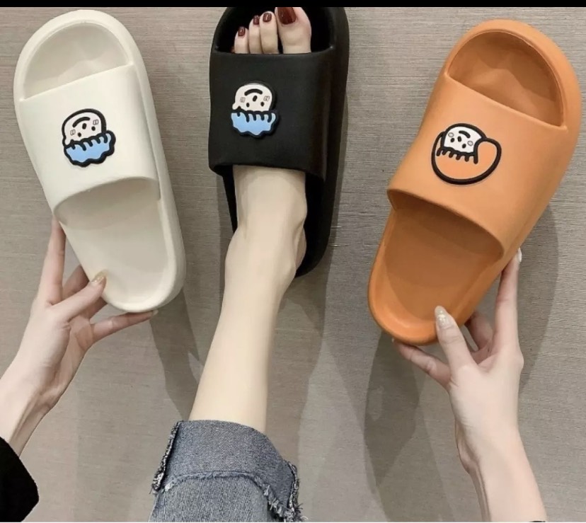 Dép bành mì tóc xù Dép bánh mì BOY GIRL dễ thương Dép quai ngang nữ