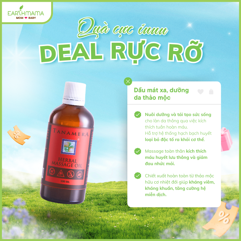 Dầu mát-xa thảo dược tanamera tnm07-r003 100ml