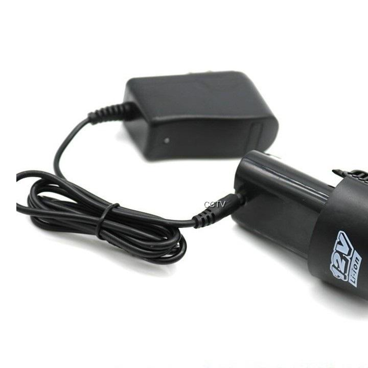 BỘ SẠC PIN 12V LI-LION CHO CÁC LOẠI PIN 12V CỦA MÁY KHOAN PIN - CÓ ĐÈN LED BÁO SẠC ĐẦY VÀ NGƯNG SẠC - SẠC 12V