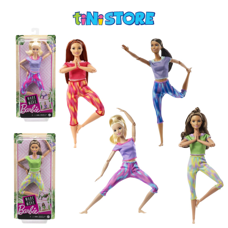 tiNiStore - Đồ chơi búp bê tập Yoga Barbie FTG80